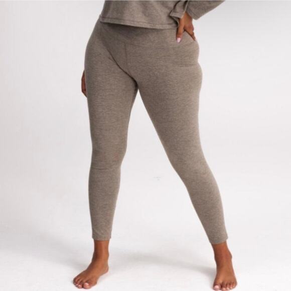 Girlfriend Collective ReSet Oat Leggings Athleisure Loungewear Women Medium - Picture 1 of 11